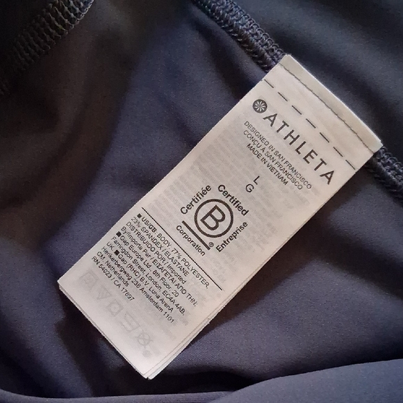 Athleta Interval Stash 7/8 Leggings in Gray - Picture 8 of 9